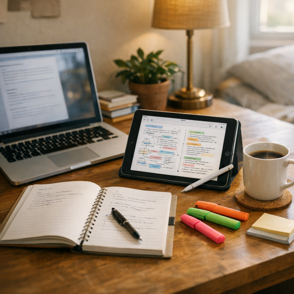 Quelle application de prise de notes choisir quand on est étudiant ?