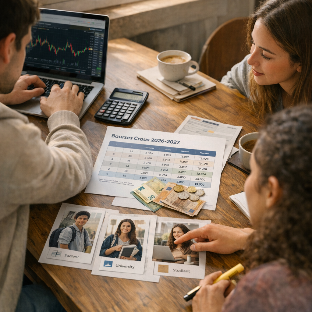 Simulateur de bourse et montants 2026-2027&nbsp;: lire le barème avec 3 profils concrets