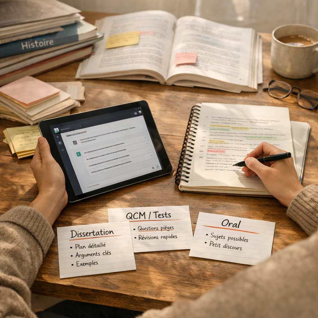 Prompts prêts à adapter selon ton type d’examen