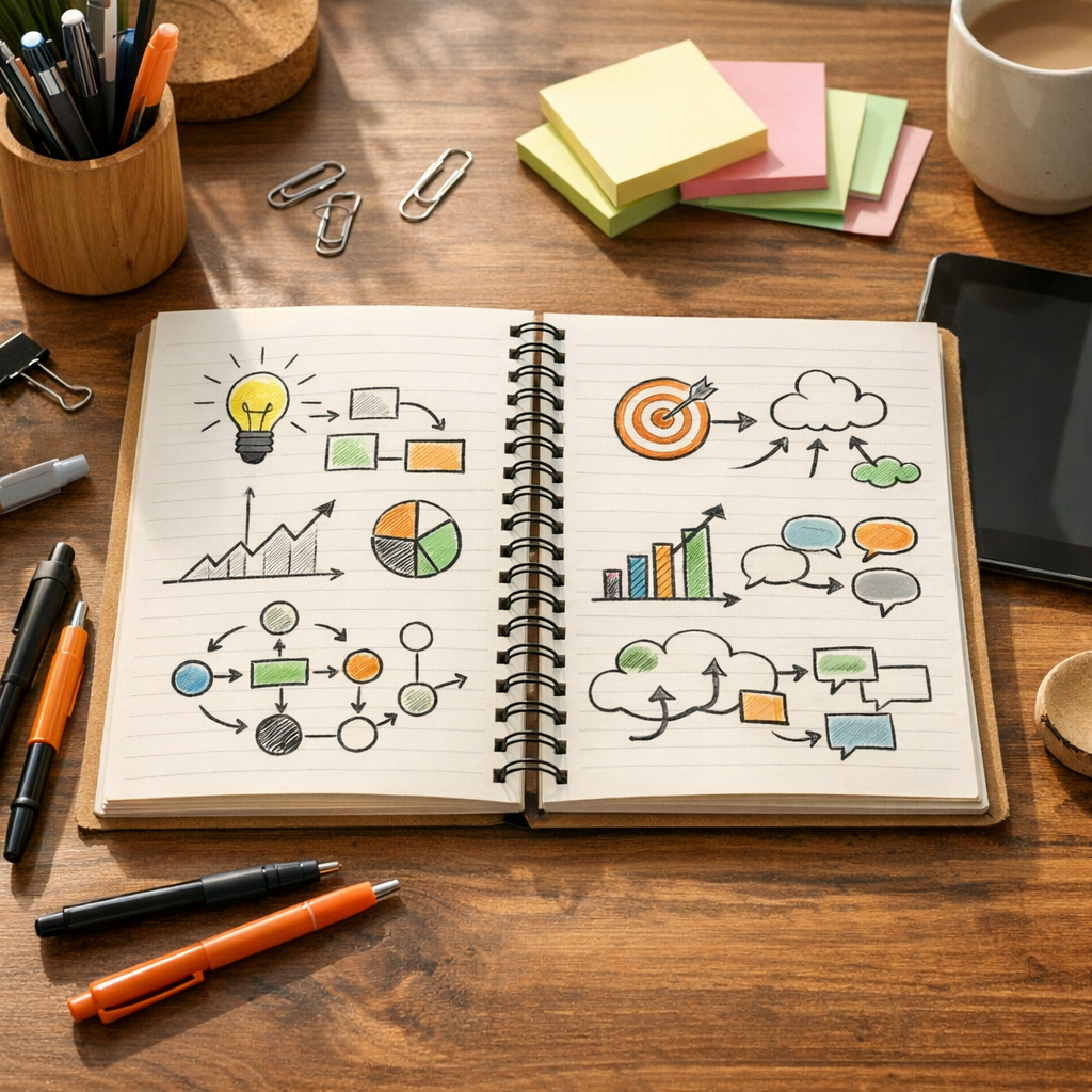 Comment créer des fiches visuelles sketchnote utiles ?