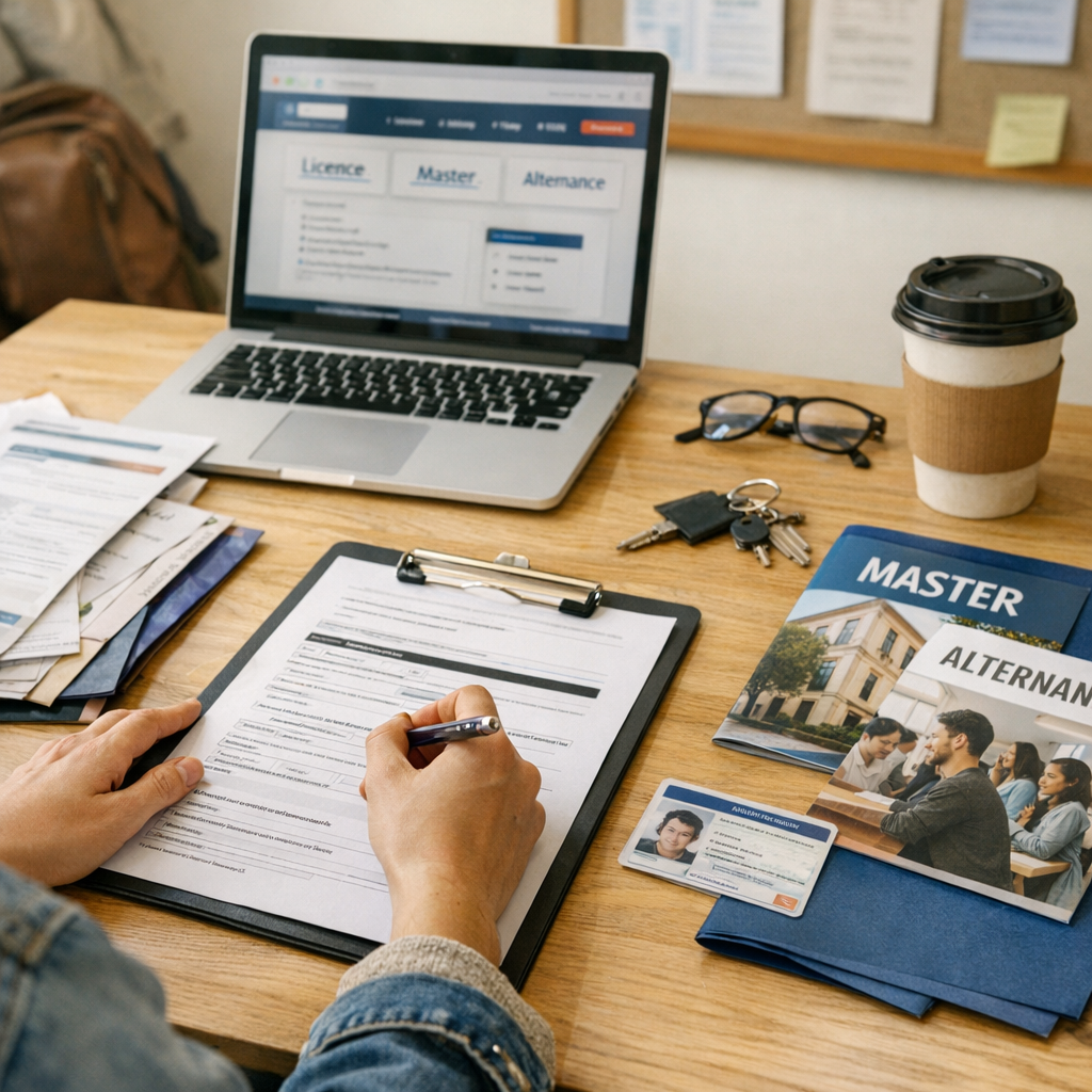 Inscription administrative, Parcoursup, master ou alternance&nbsp;: finaliser son statut