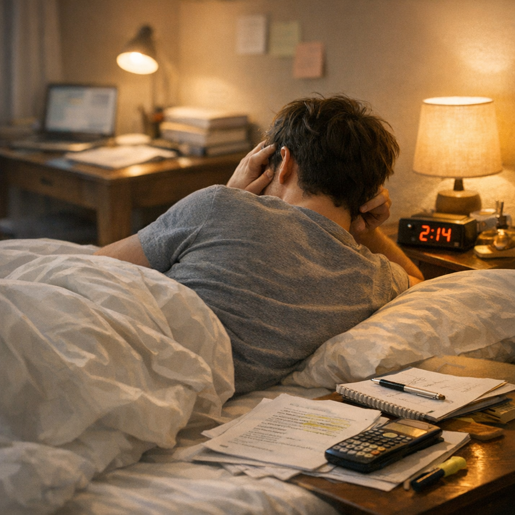 Que faire si tu n’arrives pas à dormir avant l’examen ?