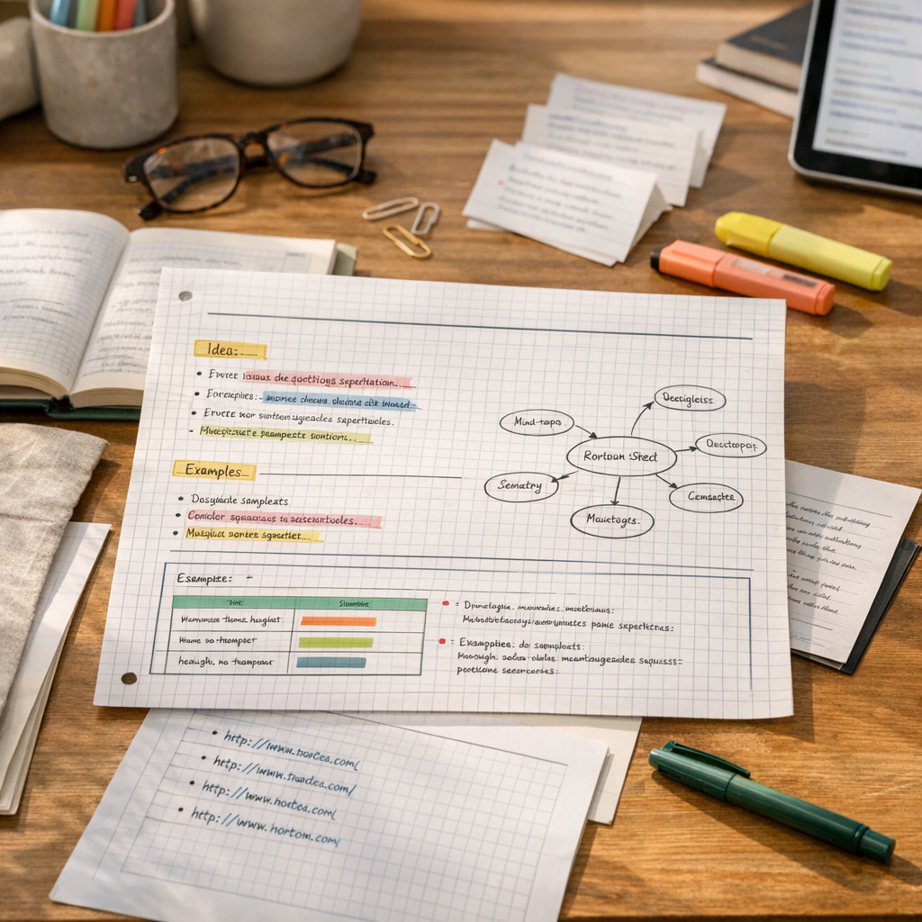 Construire une fiche utile : définition, exemples, liens