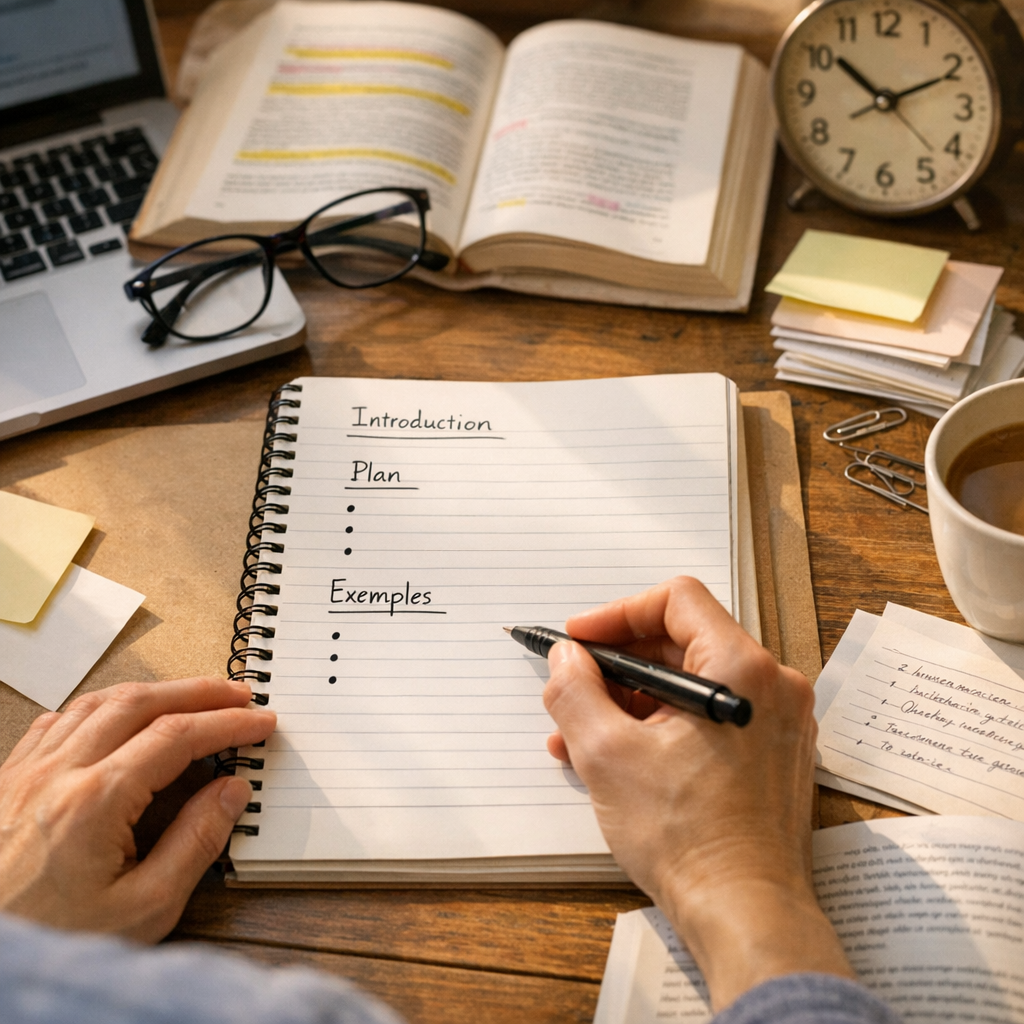 Préparer son contenu étape par étape&nbsp;: introduction, plan et exemples