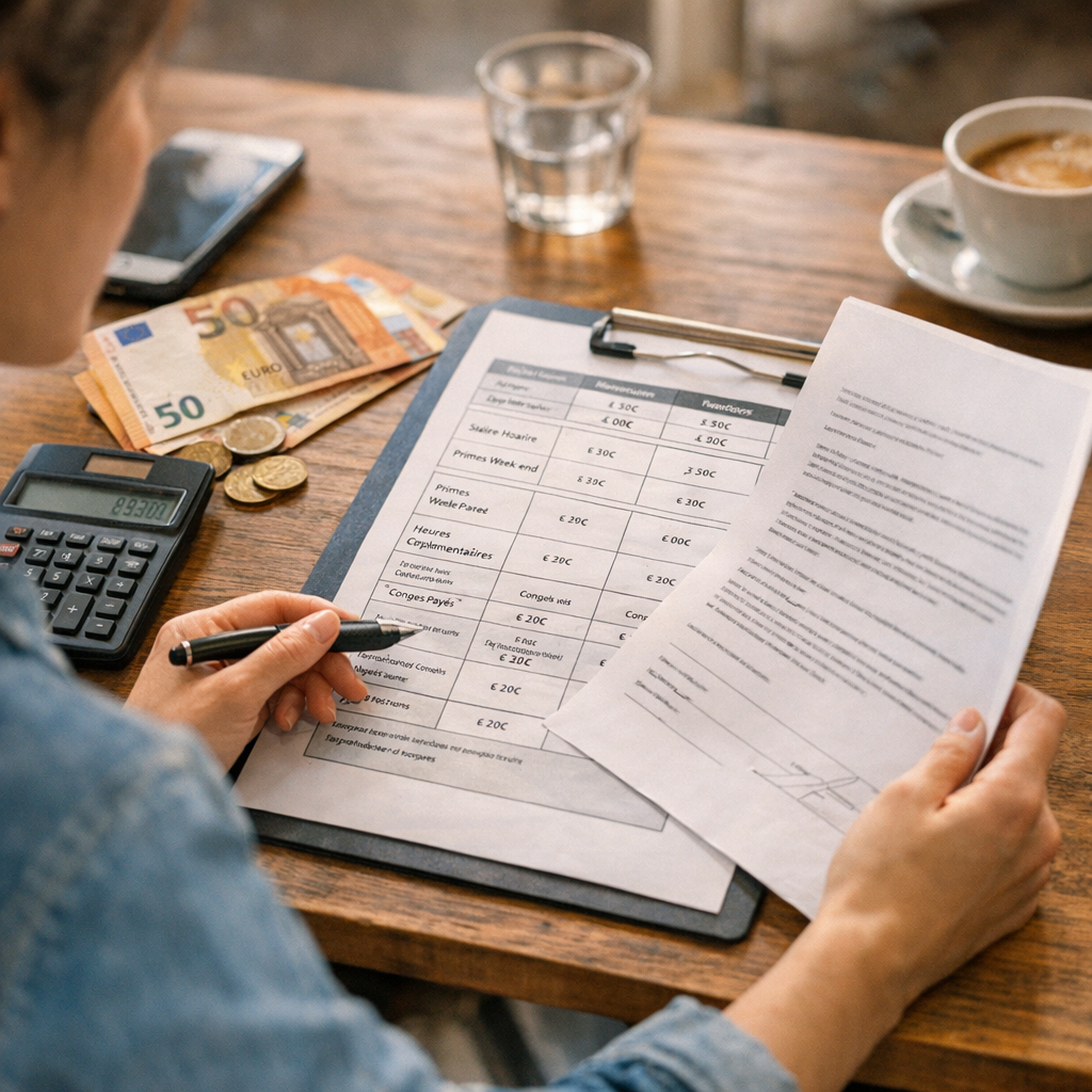 Salaire, contrat et paiement des week-ends : le tableau à vérifier avant de signer