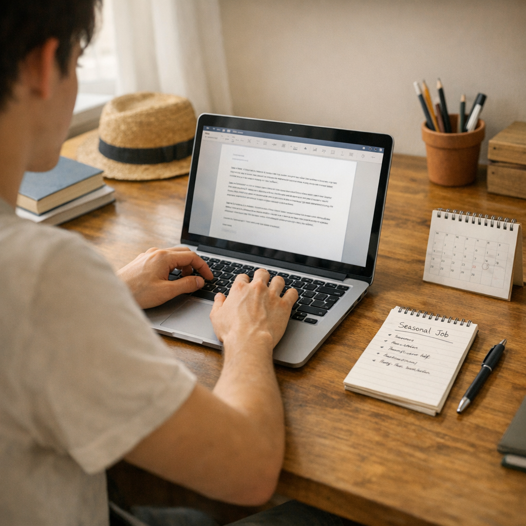 Une Lettre de Motivation pour un Job d’été gagne à être simple