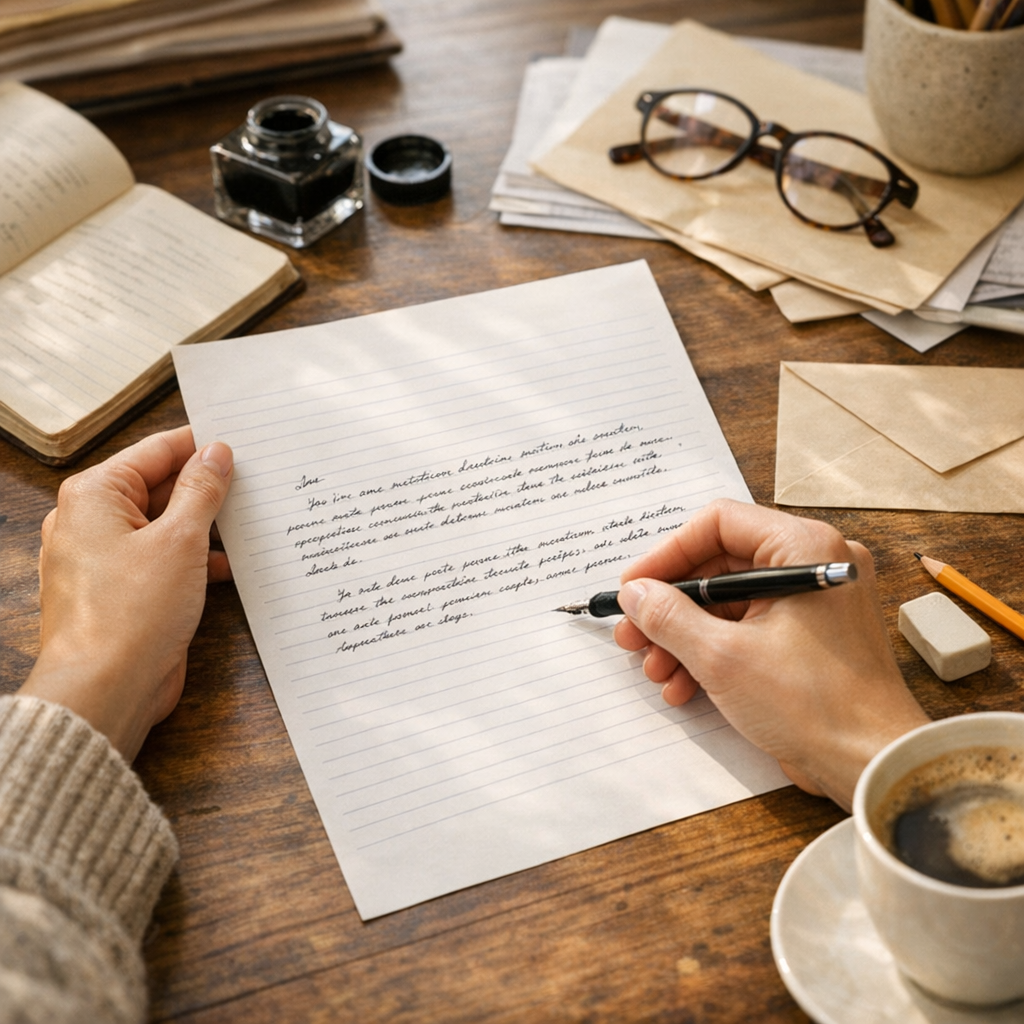 Comment présenter votre lettre de motivation manuscrite pour qu’elle reste lisible