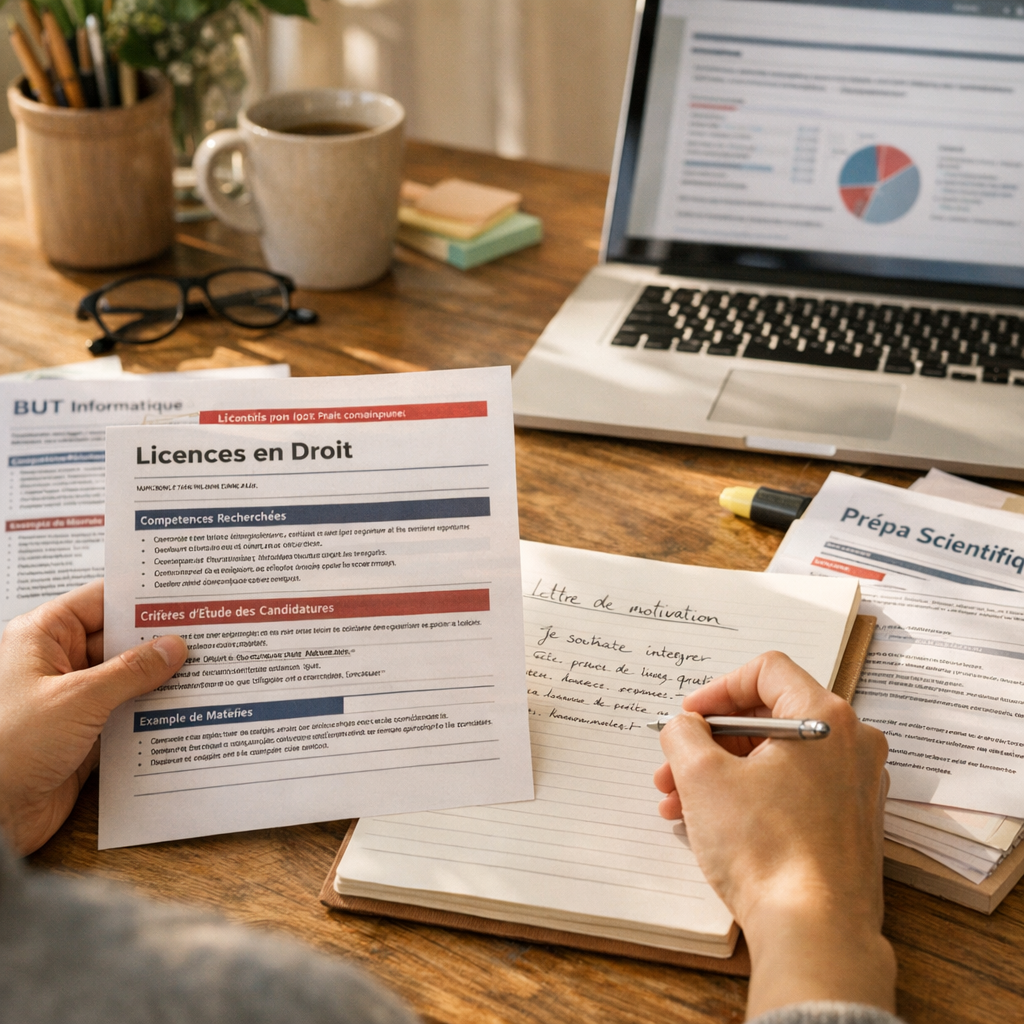 Analyser les attendus Parcoursup par filière&nbsp;: la méthode fiche formation