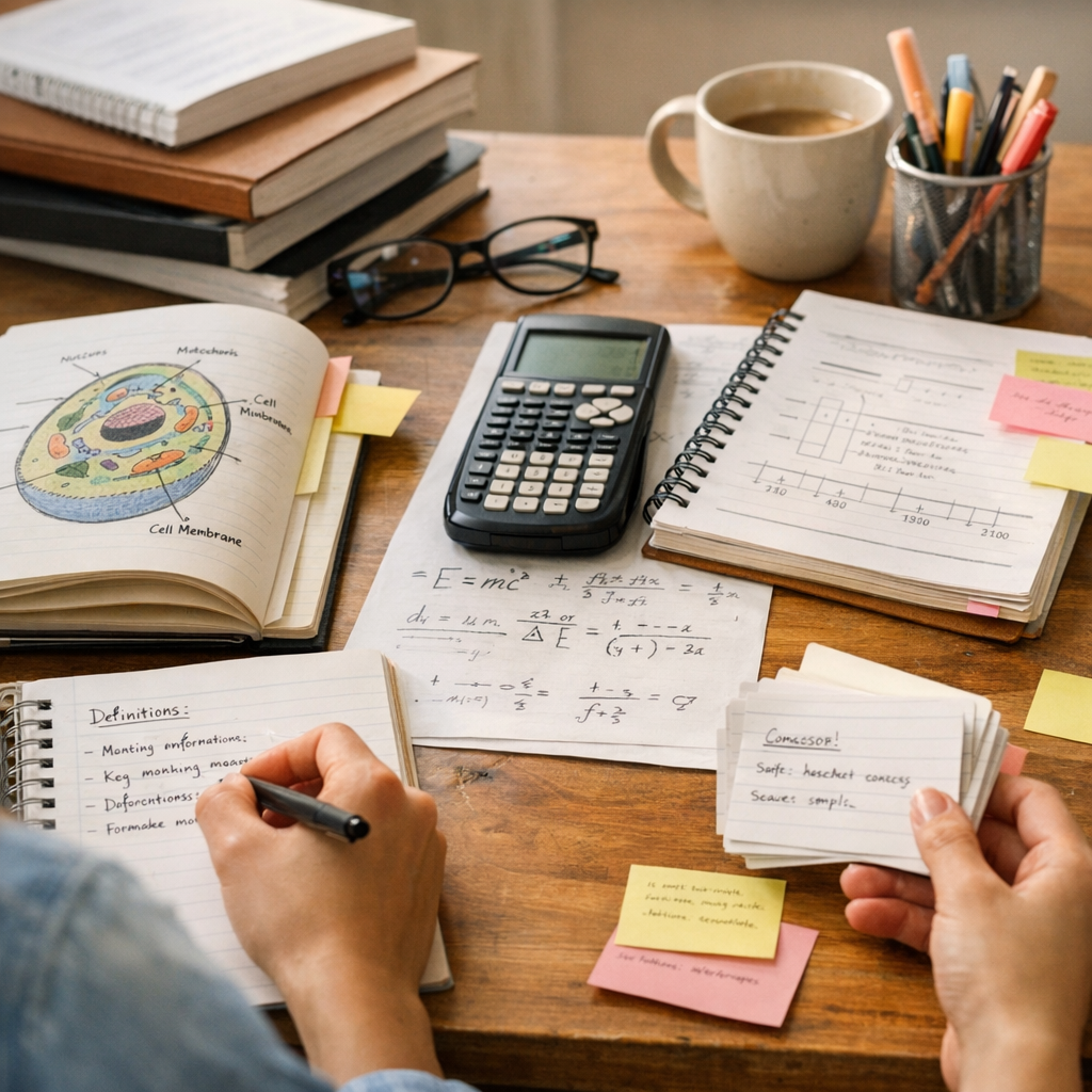 Adapter la technique au type de cours : définitions, schémas, formules, dates