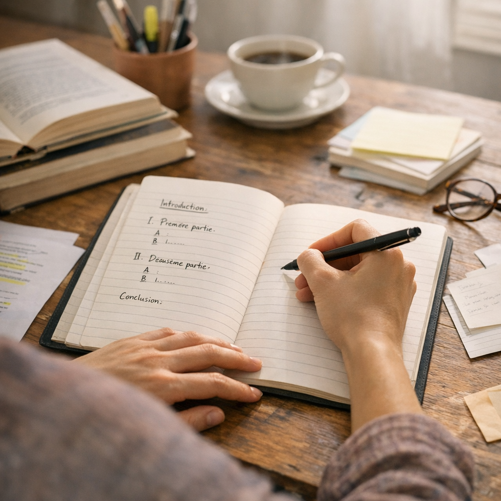 Faire un plan de dissertation qui tient la route, même avec peu d’exemples