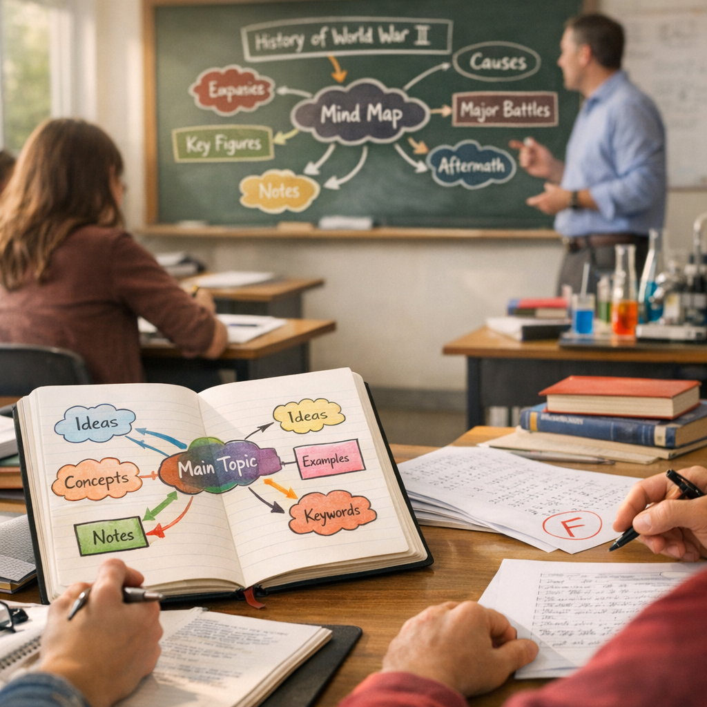Dans quels cours utiliser une mind map, et quand l’éviter&nbsp;?