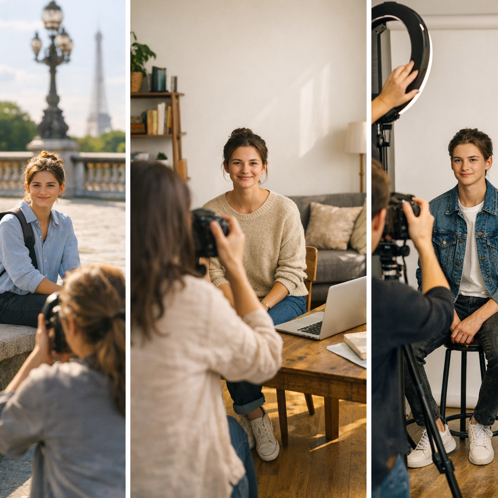Faire un shooting photo CV à petit budget&nbsp;: Paris, studio ou maison