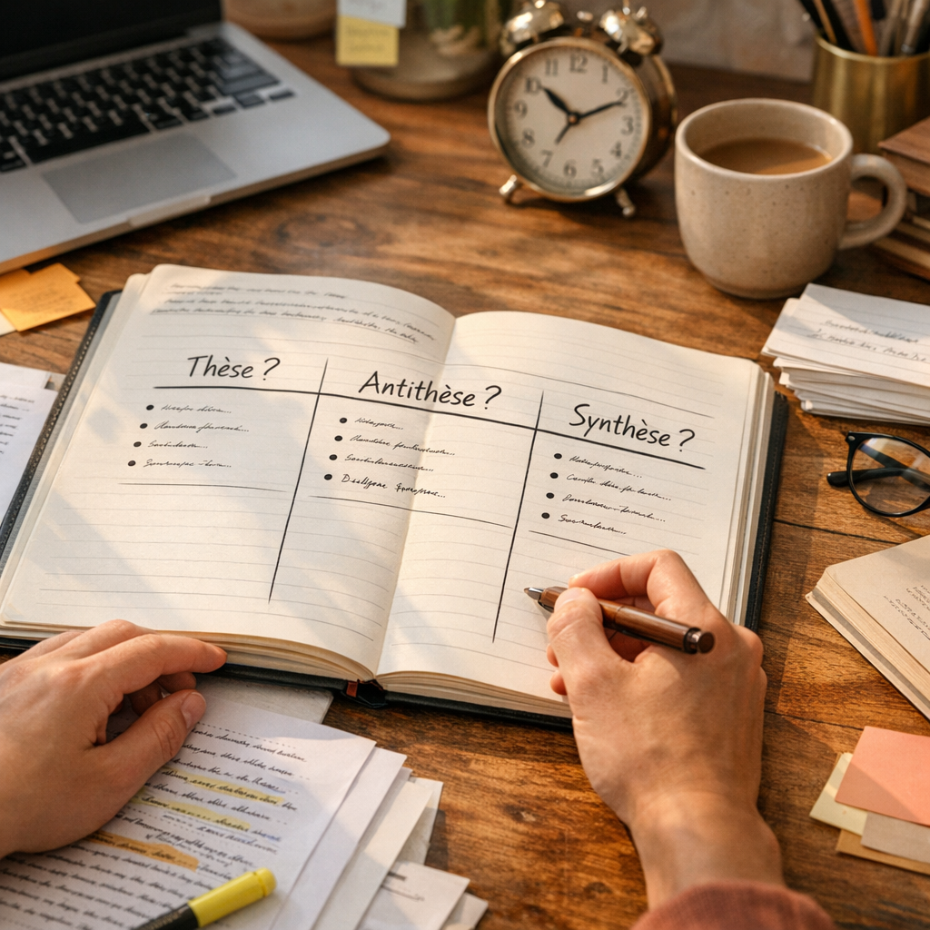 Comment faire un plan dialectique pour sa dissertation&nbsp;: méthode en 5 étapes
