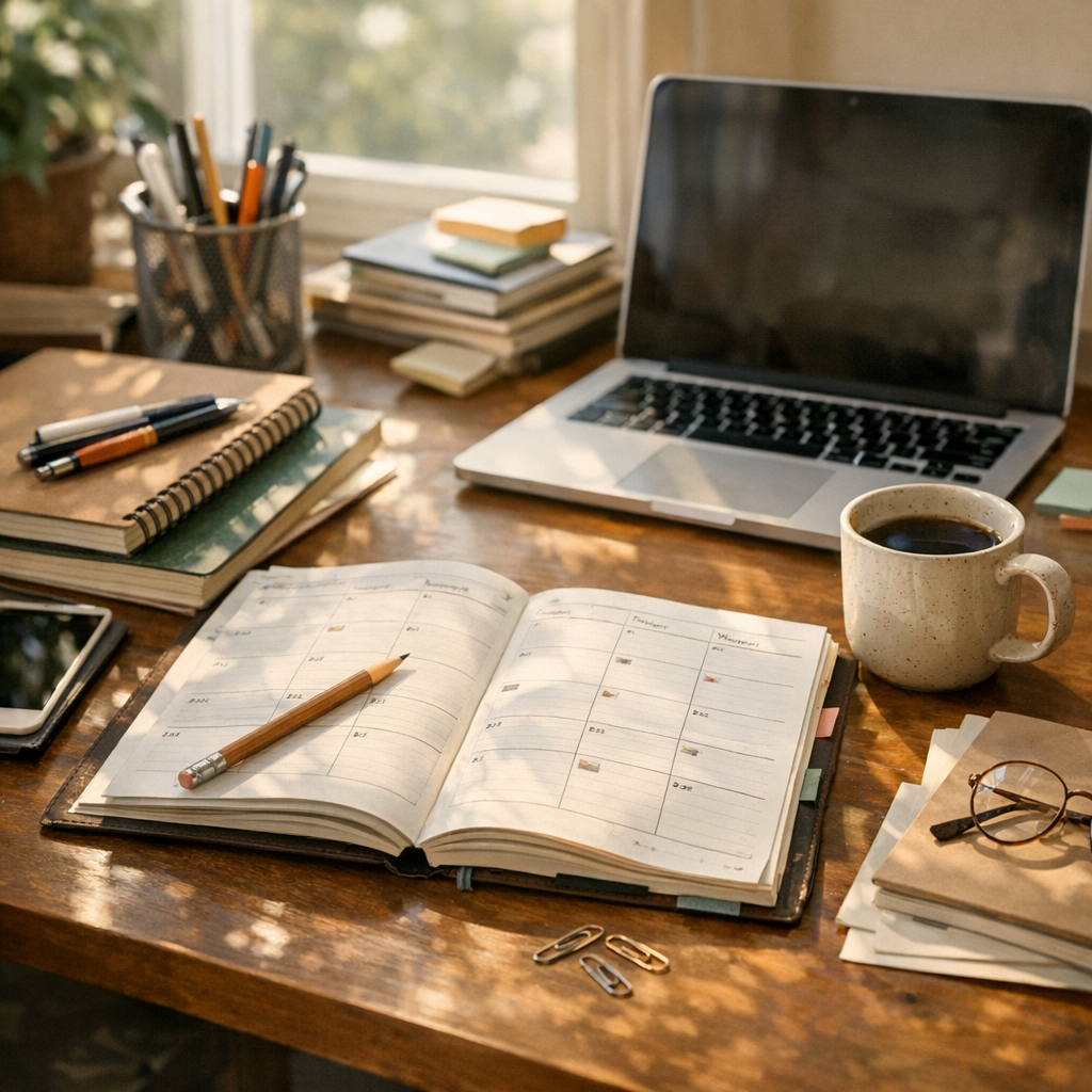 Comment planifier sa semaine d’étude sans saturer son agenda ?