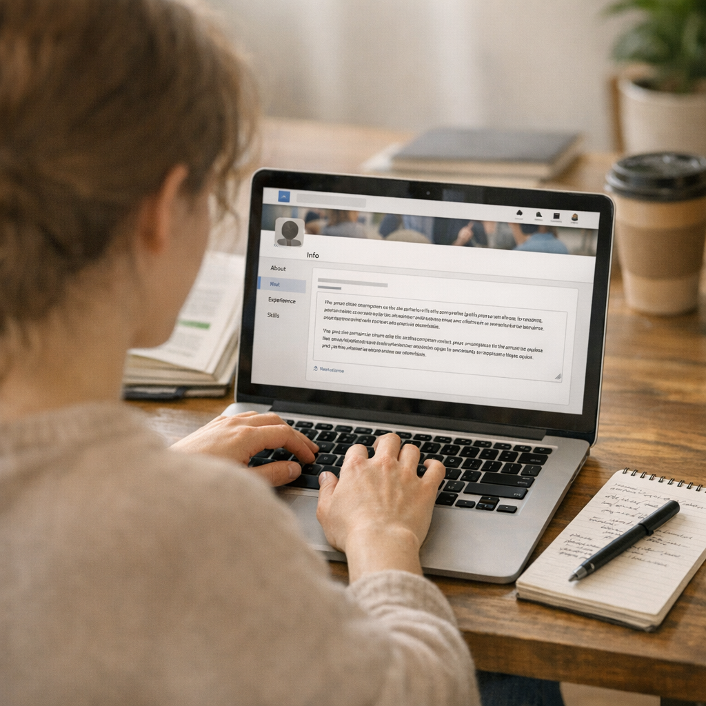 Écrire une section Infos crédible sans se survendre