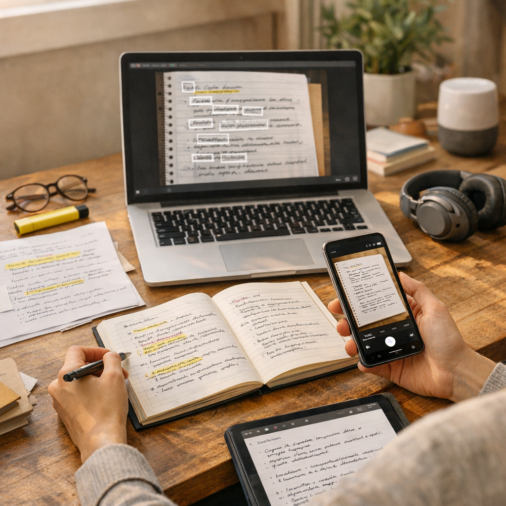 Papier, ordinateur, Google Lens, IA : quels outils choisir en 2026&nbsp;?