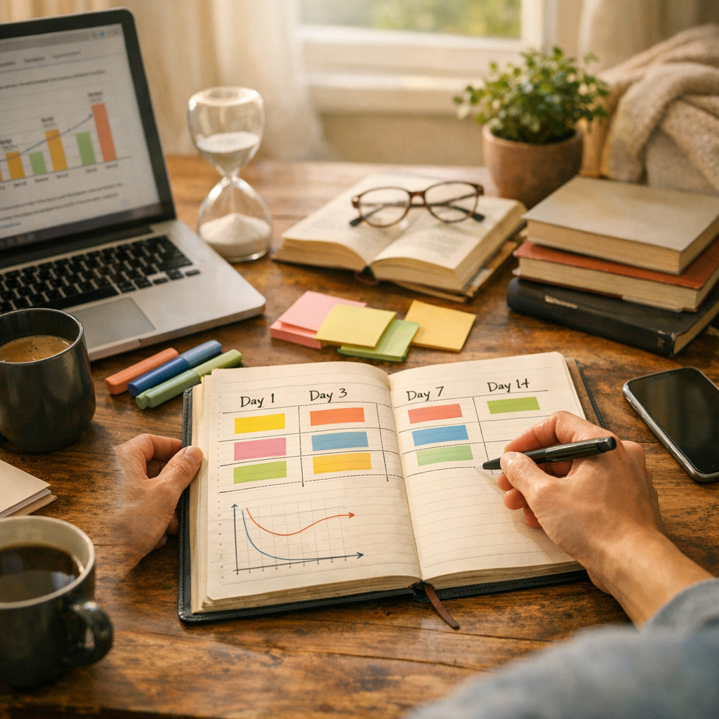 Construire un planning de répétition espacée sans se noyer