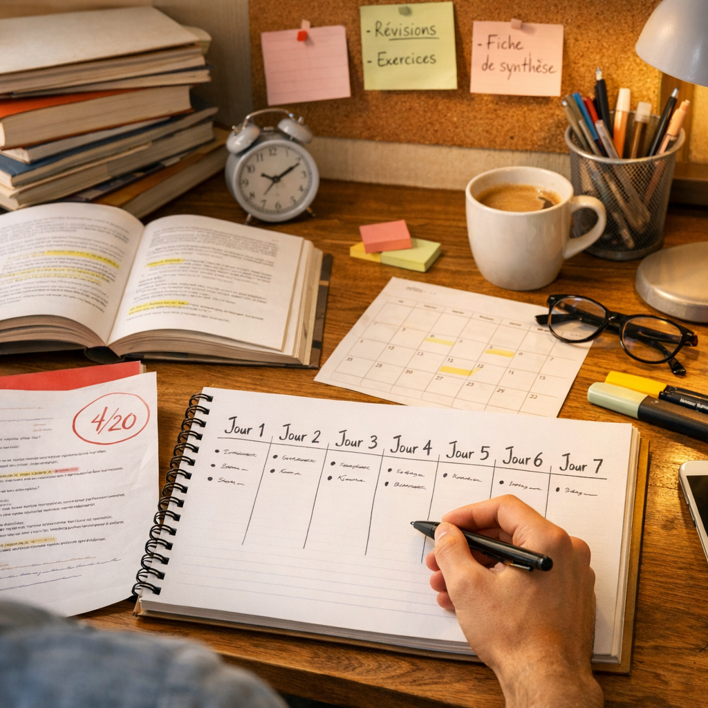 Construire un plan de rattrapage en 7 jours