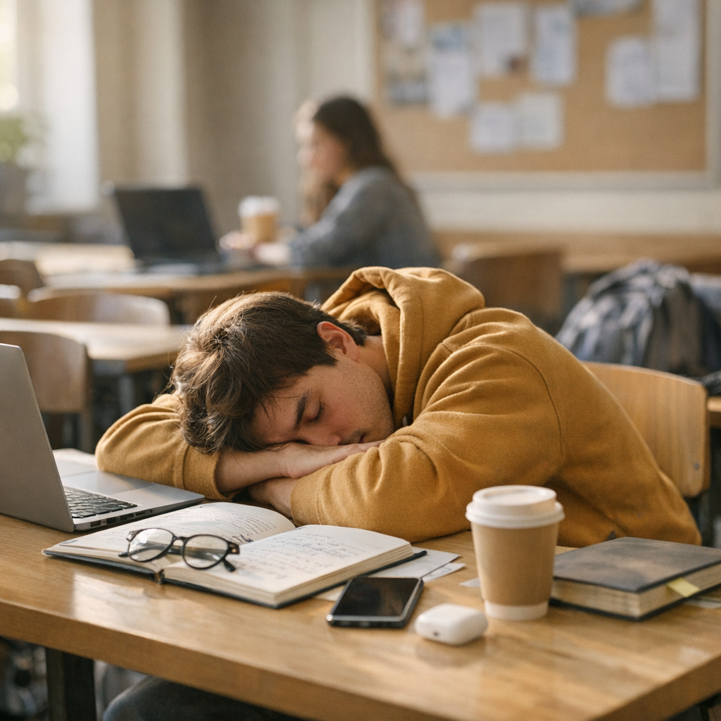 À quelle heure faire la sieste entre cours, partiels et job étudiant&nbsp;?